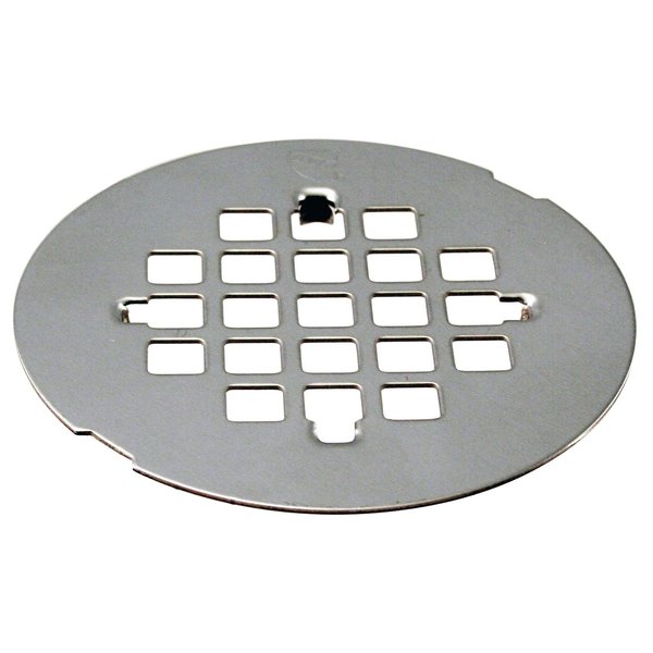Westbrass Casper No. 129 4-1/4" Snap-in Shower Strainer in Polished Chrome D319-26